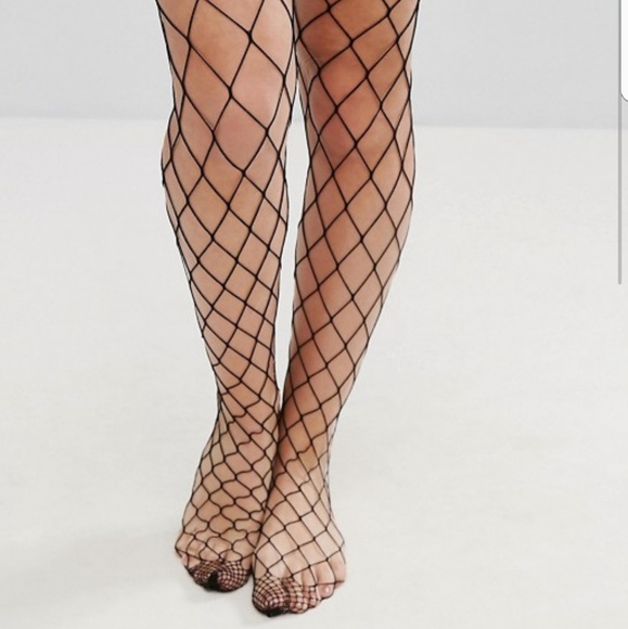 Two Pairs of Fishnet Tights by Molly Jacobs - Picture 2 of 3